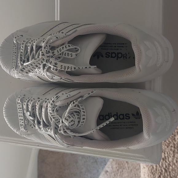 Womens Adidas SuperStar Sneakers - Picture 3 of 3